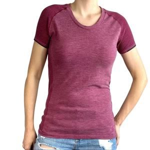 NWT adidas maroon climalite athletic t-shirt